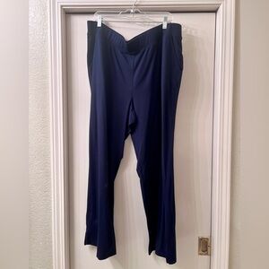 Charter Club Woman Sport Navy Blue Cotton Pants NEW Size 2X